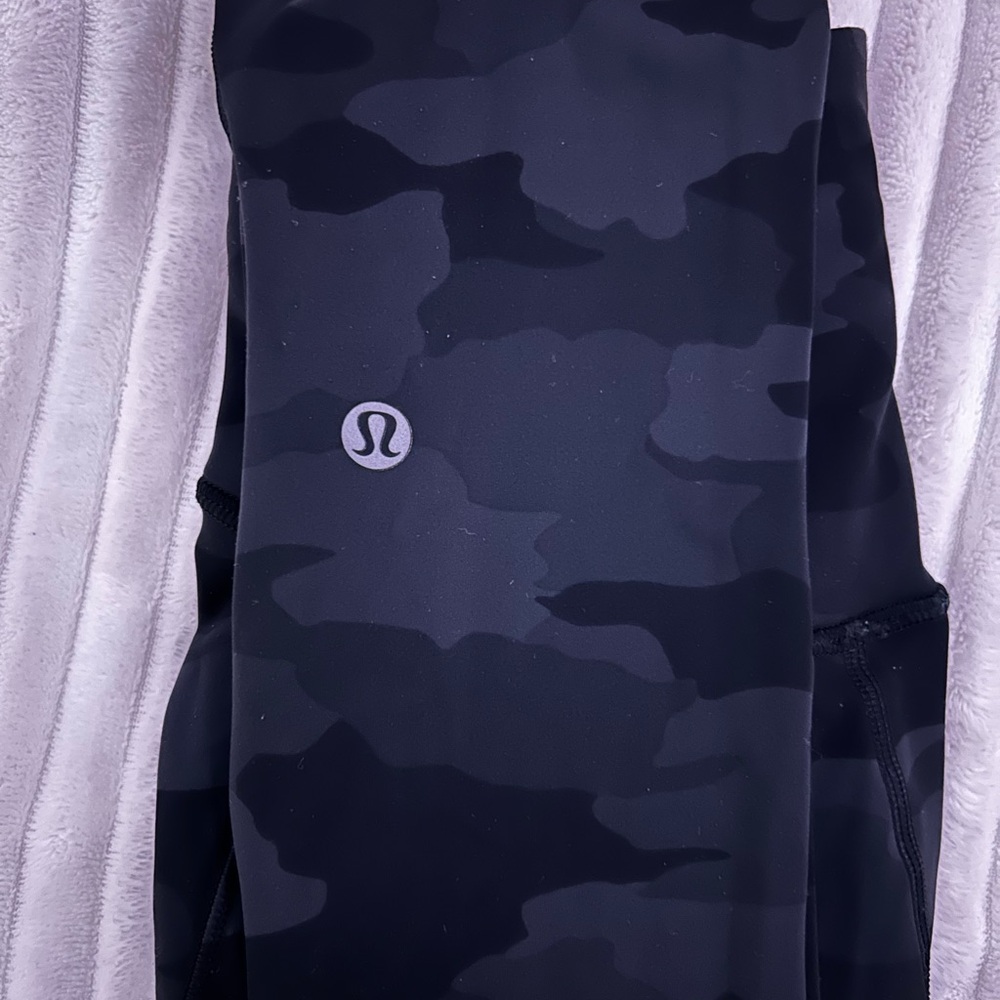 lululemon athletica Black Camo Leggings